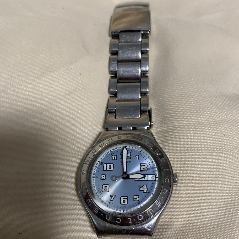 Swatch Swiss Silver Watch